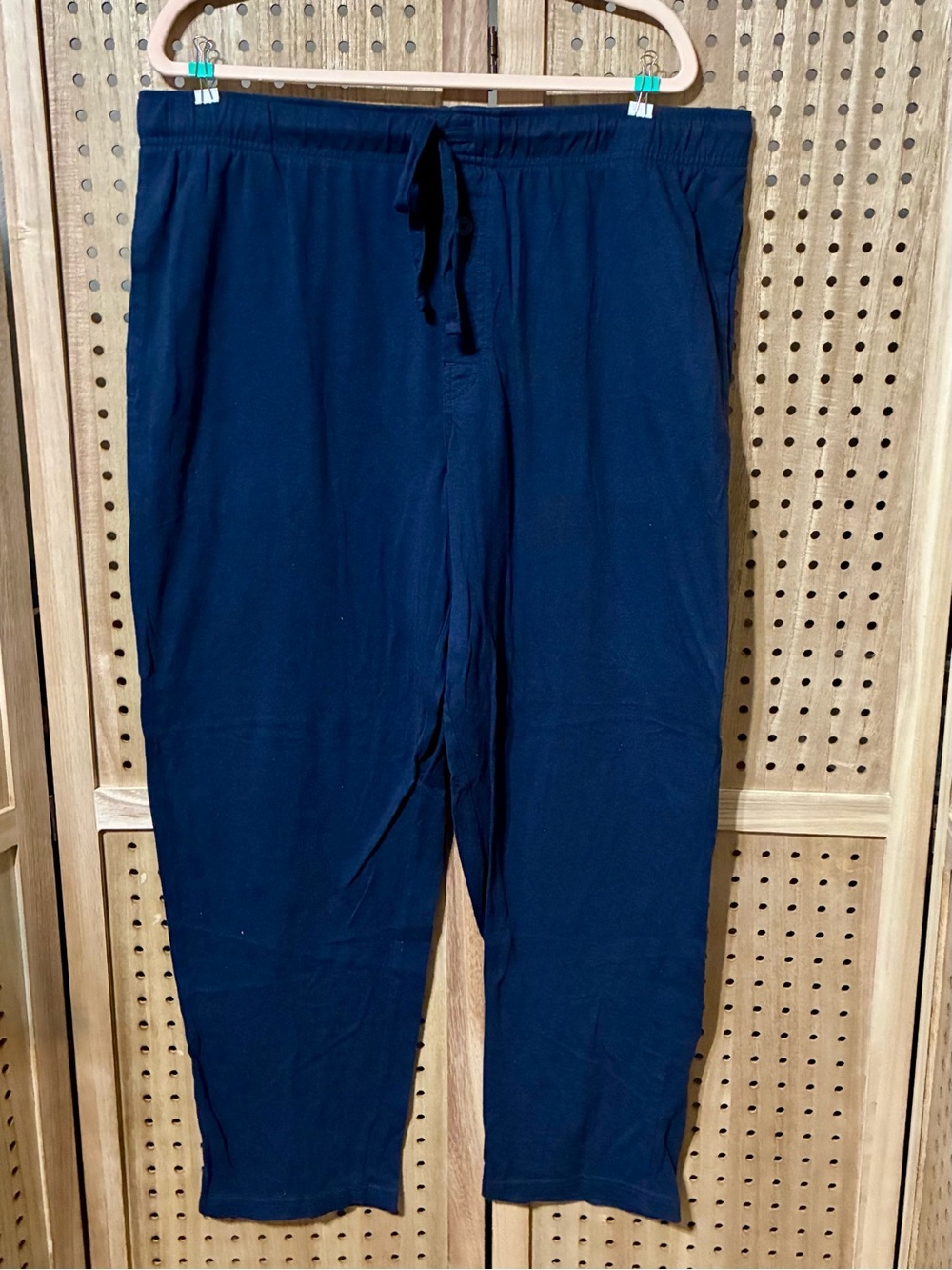 Fruit of the Loom Men's Blue Drawstring Pajama Pants XL